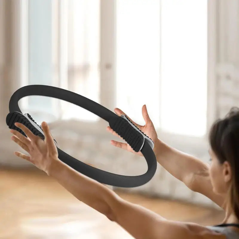 Yoga Fitness Ring Circle Pilates Women Girl Exercise Home Resistance Elasticity Yoga Ring Circle Gym Workout Pilates Accessories