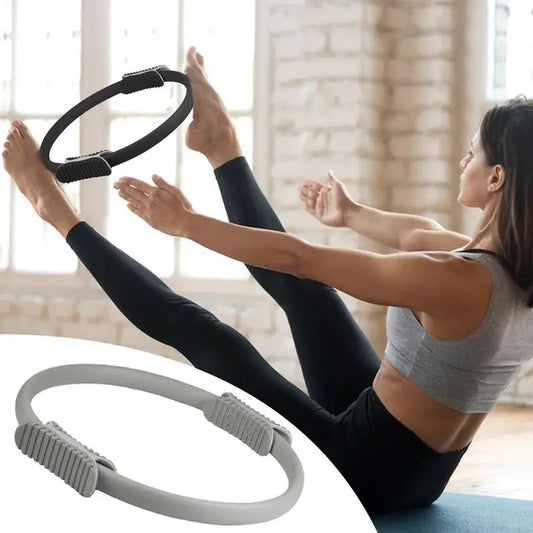 Yoga Fitness Ring Circle Pilates Women Girl Exercise Home Resistance Elasticity Yoga Ring Circle Gym Workout Pilates Accessories